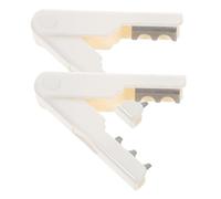 ibasenice Outil pour Enlever Les Épines De Rosier Et Effeuilleuse De Roses pour Fleuristes, Lot De 2 Pièces Blanc, Outil à Main pour Compositions, Enlèvement Sûr des Épines Et Feuilles Indésirables