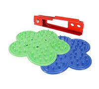 ibasenice Outil pour Enlever Les Épines de Rosiers 3 Pièces pour Jardinage Professionnel, Caoutchouc et Métal, Couleurs Vert, Bleu et Rouge, Outil Main pour Bouquet et Entretien des Fleurs