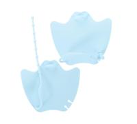 ibasenice pagaies d'eau d'entraînement en Silicone Main en Silicone pagaies d'entraînement à la Natation Main de nageurs de nage Gants Web Natation Gel de silice Ciel Bleu