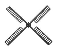 ibasenice Pales d'Éolienne en Plastique Résistantes pour Moulin à Vent, Rotation Stable, Accessoire Jardin Extérieur pour Décoration Paysagère et Terrasse