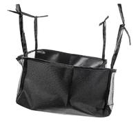ibasenice Panier De Déambulateur à Roulettes Sous Siège En Tissu Oxford Noir, Grosse Capacité De Rangement Suspendu Pour Fauteuil Roulant, Accessoire Pratique Pour Personnes Âgées