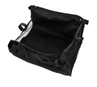 ibasenice Panier de Rangement pour Poussette en Tissu Oxford Noir, Grosse Capacité, Léger et Résistant à L'usure, pour Voyager Shopping