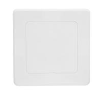 ibasenice Panneau d'accès 25 x 25 cm pour cloisons sèches et plafonds avec porte - Cache-trou mural pour plomberie - Porte d'accès pour inspection de plafond, cache-trou mural en ABS blanc