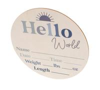 ibasenice Panneau De Bienvenue Au Monde Né Panneau De Naissance Suivi Mensuel De Croissance De Décoration De Chambre