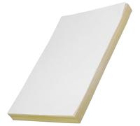 ibasenice Papier Autocollant A4 Mat Feuilles Imprimables 100 Feuilles Autocollants en Papier Auto-adhésifs pour Imprimante Jet D'encre pour Étiquettes, Usage Bureau et Activités Scolaires
