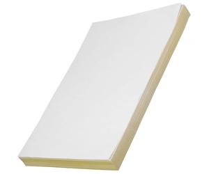 ibasenice Papier Autocollant A4 Mat Feuilles Imprimables 100 Feuilles Autocollants en Papier Auto-adhésifs pour Imprimante Jet D'encre pour Étiquettes, Usage Bureau et Activités Scolaires