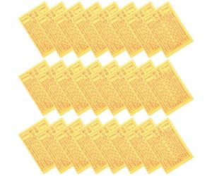 ibasenice Papier Sacré de Culte Ancestral 900 Feuilles Jaune, Offrandes en Papier pour Funérailles et Rituels Traditionnels, Brûlage Sacrificiel pour Honorer Les Ancêtres Lors Fête