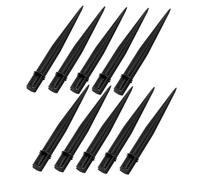 ibasenice Paquet De 10 Accessoires de Lampe de pelouse Piquet de projecteur piquets de Lampe de Jardin piquets de Remplacement Paysage Light Stakes Piquet de Terre Plastique Noir