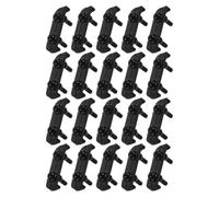 ibasenice Pare-chocs en Silicone Noir Antidérapante Résistance Haute Température Lot de 20 Antidérapante pour Friteuse à Air pour Accessoires de Friteuse Air Pulsé
