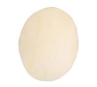 ibasenice Peau De ChèVre Pour Djembé 50Cm Remplacement De Peau Tambour En Cuir ChèVre Beige Pour RéParation Et Entretien Des DjembéS Et Bongos