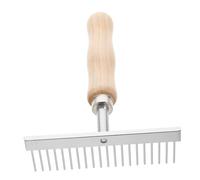 ibasenice Peigne De Nettoyage Équestre Grattoir Pour Chevaux Brosses Pour Ânes Pour Le Toilettage Peigne Manuel Pour Animaux De Compagnie Râteau À Sous-Poil Pour Cheval En Métal Pour