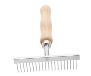 ibasenice Peigne De Nettoyage Équestre Grattoir Pour Chevaux Brosses Pour Ânes Pour Le Toilettage Peigne Manuel Pour Animaux De Compagnie Râteau À Sous-Poil Pour Cheval En Métal Pour