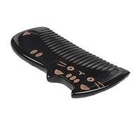 ibasenice Peigne Mini Portable En Corne Naturelle Antistatique à Dents Larges Pour Massage Du Cuir Chevelu Garçon Et Filles Usage Quotidien Présent Pratique