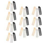 ibasenice Peigne Pliable Antistatique en Plastique, 30pcs, Double Usage Dents Fines, Design Élégant et Pratique, pour Femmes et Filles Travail ou Événements