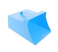 ibasenice Pelle à Poussière, Pelle à Déchets en Plastique Bleu, à Main, Flexible, pour Capturer les Poussières Fines et Débris, Nettoyage Intérieur et Jardin