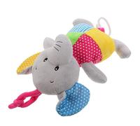 ibasenice Peluche Musicale Éléphant Pour Garçon Fille Jouet De Réconfort Et Sucette Avec Mélodie Douce Pour Dormir