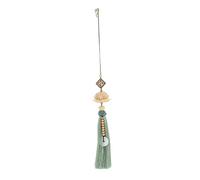 ibasenice Pendentif Lotus Suspendu Pour Rétroviseur De Voiture En Bois Léger Vert Clair, Décoration Automobile Amulette Pour Usage Quotidien