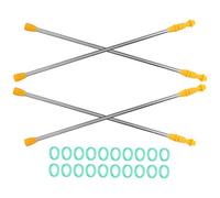 ibasenice Perche Télescopique en Acier Inoxydable 45-80 Cm Joints Anti-fuite, Longue Lance de Pulvérisation pour Pulvérisateur de Jardin, Accessoires de Pulvérisateur pour Arrosage