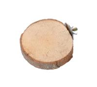 ibasenice Perchoir Rond Bois Naturel pour Perruches Et Hamsters Plateforme De Jeu Écologique Tremplin pour Cages Oiseaux Et Aire De Jeux Perroquet