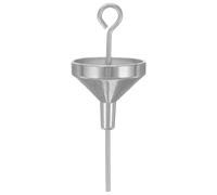 ibasenice Petit Entonnoir pour Remplir Flacons de Parfum et Lotion Cosmétique en Acier Inoxydable Argenté Résistant la Déformation, pour Transvasement Précis