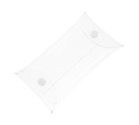 ibasenice Petit Porte-Monnaie Transparent en PVC, Pochette à Monnaie Compacte Polyvalente, Paquet Pratique 9x16 Cm, Unisexe, Rangement pour Clés, Écouteurs et Petits Objets, Paquet