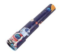 ibasenice Petit Télescope en Papier Réglable pour Garçon et Filles, Jouet de Dessin Animé à Trois Sections, Facile à Transporter, pour Éveil Scientifique et Jeu Spatial