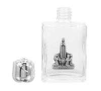 ibasenice Petite Bouteille d'eau Bénite en Verre, Réutilisable pour Église | Verre Délicat, Usage Quotidien, pour Eau Bénite ou Autres Liquides, Service Solide et Rechargeable