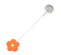 ibasenice Petite Montre de Poche médicale Watch infirmière FOB Monstre à épingle à Revers Infirmier Surveillance médicale Verre Orange