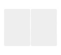 ibasenice Petits Tableaux Blancs Effaçables à Sec Lot de 2 Tableau Blanc Personnel en Plastique Multi-usages pour Étudiants pour Bureau et Salle de Classe