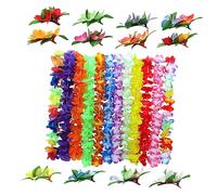 ibasenice Pièces 1 Ensemble Guirlande Hawaïenne Pinces à Cheveux Fleur D'hibiscus Barrettes De Fleurs Barrettes à Cheveux Fleuries Cheveux Plumeria Hawaïen Tropical Luau Hawaii