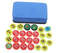ibasenice Pièces Magnétiques pour Tableau de Football avec Effaceur Éponge Accessoires et Portables pour Entraînement et Pratique