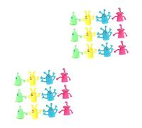 ibasenice Pièces Marionnette à Petit Monstre Jouet De Marionnette pour Enfants à Main De Nouveauté Sacs De Fête pour Enfants Nuisettes TPR Lumineux Vêtements Tout-Petit