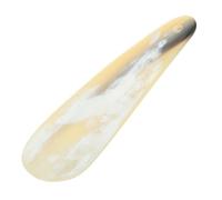 ibasenice Pied-à-coulisse en corne blanche de, extracteur de chaussures léger et ergonomique pour hommes, femmes et personnes âgées, surface polie facile à utiliser,