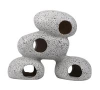 ibasenice Pierre Décorative Résine pour Aquarium Cachette et Habitat pour Poissons Petite Décoration et Facile à Nettoyer pour Aménager Un Environnement Naturel Votre Aquarium