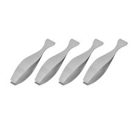 ibasenice Pince à Épiler Facile à Nettoyer 4pcs en Acier Inoxydable pour Poils de Poulet et Arêtes de Poisson Outil Cuisine Préparation Culinaire