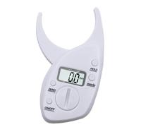 ibasenice Pince à Graisse Corporelle pour Mesure de Graisse Corporelle Écran Lcd Blanc Portable Outil Précis en Plastique pour Fitness et Suivi Santé