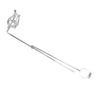 ibasenice Pince à Livres pour Flûte Traversière en Fer Argenté, Légère et Angle Ajustable, Accessoire Portable pour Garçon et Filles et Débutants en Musique