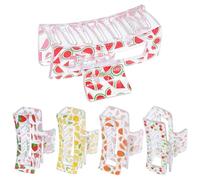 ibasenice Pinces à Cheveux pour Mâchoires 5 Pièces en Ps Transparent Forte Force de Préhension et Matériau Robuste pour Femmes, Accessoires Cheveux pour Mariage Cuisine