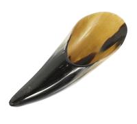 ibasenice Planche à Gratter en Corne de Bœuf pour Massage Acupuncture Surface Lisse, Outil de Massage pour Masser le Dos Bras en Famille ou Entre Amis
