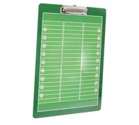 ibasenice Planche de Football Américain Portable PVC Durable Effaçable et pour Entraînement et Compétition Tableau Décriture pour Sports Ball