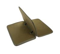 ibasenice Planche de Rangement pour Brassards Militaires Support de Collection Double Face Matériau Lint Résistant Organisateur Écussons avec Surface Douce et Transparente