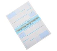 ibasenice Planificateur Hebdomadaire B5 avec Couverture Bleu, Reliure Spirale Solide en Papier et Fer, Bloc-notes Agenda Polyvalent pour Bureau et École