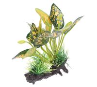 ibasenice Plante Aquatique Artificielle Réaliste pour Aquarium Décoration de Poisson Tank et Facile à Nettoyer Accessoire Naturel pour Paysage Aquatique