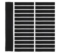 ibasenice Plaque Ignifuge pour Brûleur de Parfum 50 Tapis Noirs, Dimensions 13,8 X 2,1 CM, Coussin Isolant Thermique pour Séances de Yoga et Contemplation