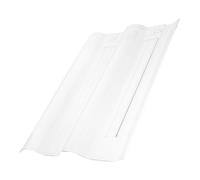 ibasenice Plaques de Toiture en Plastique Transparent 400X300X3Mm, Tuiles Étanches Anti-UV pour Serrage et Jardin, Panneaux de Remplacement Robustes pour Toiture de Villa, Matériau Lumineux