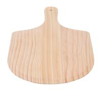 ibasenice Plateau de Service à Pizza Facile à Déplacer Laver en Bois Beige avec Poignée Planche pour Pizza Cuisine