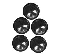 ibasenice Plateaux à Plantes en Plastique 5Pcs Soucoupes Rondes pour Pots de Fleurs Bac d'Égouttage Utilisation Intérieure et Extérieure Résistantes et Pratiques
