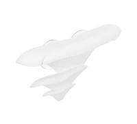 ibasenice Plateforme de Repos en Plastique Blanc de Champignon avec Ventouses, Support Multifonction pour Habitat D'araignée Sauteuse et Terrarium de Dragon Barbu