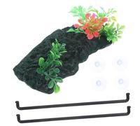 ibasenice Plateforme Élévation pour Tortue avec Ventouse Décor Aquarium pour Reptiles Terrasse Flottante Sécurisée et Colorée Accessoire pour Terrarium Tortue et Bassin Reptiles Moyenne