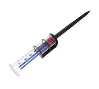 ibasenice Pluviomètre Professionnel D'extérieur avec Piquet Résistant aux UV, Support Stable pour Jardin et Pelouse, Mesure Précise des Précipitations, pour Usage Agricole et Domestique